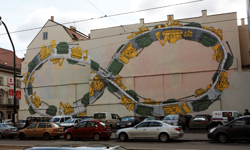 Чехия,февраль 2009.Траффик!