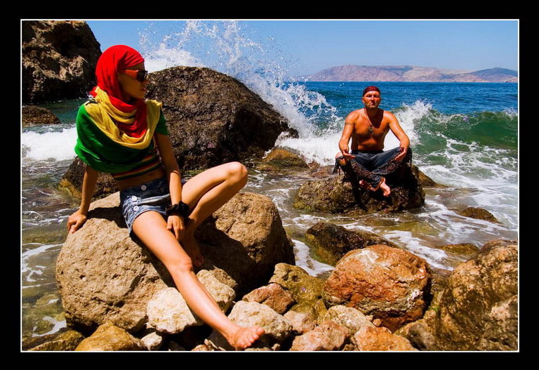 Крым...лето..Затерянный Мир...индейцы...фото к фильму Дикари