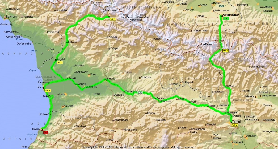 Грузия. Военно-Грузинская-Дорога, Сванетия