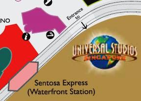 Как проехать в Universal Studio Park, Sentosa, Singapore