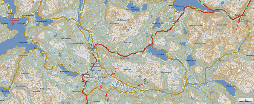 Норвегия. Лето 2009 года. На прокатном авто.