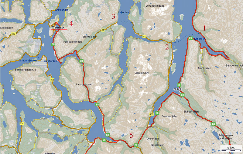 Норвегия. Лето 2009 года. На прокатном авто.