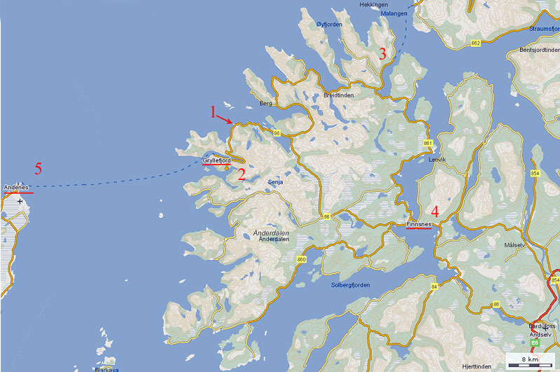 Норвегия. Лето 2009 года. На прокатном авто.