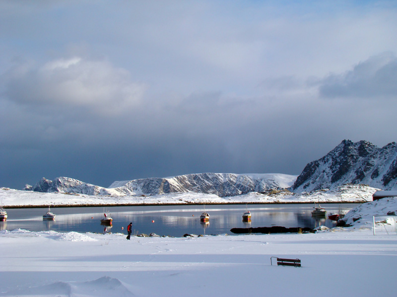 Нордкап 17 апреля 2009 года на автомобиле.