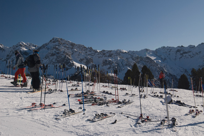 Италия: Доломитовые Альпы, Val di Fassa на Новый (2009) год