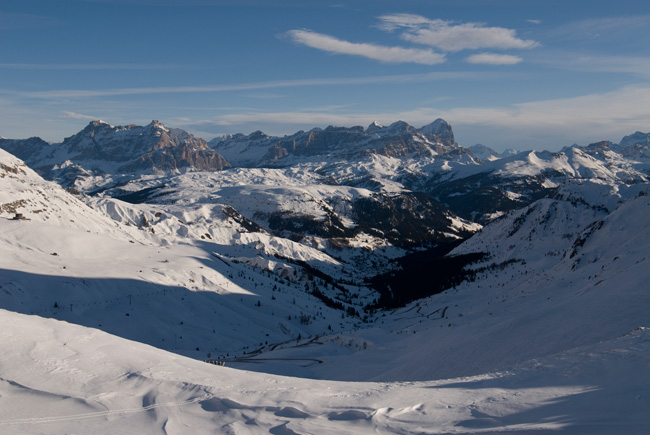 Италия: Доломитовые Альпы, Val di Fassa на Новый (2009) год