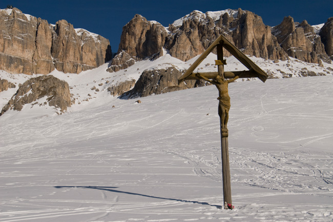 Италия: Доломитовые Альпы, Val di Fassa на Новый (2009) год