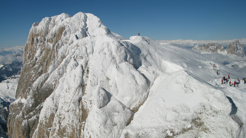 Италия: Доломитовые Альпы, Val di Fassa на Новый (2009) год
