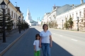 ул. Кремлевская, вид на кремль, Казань