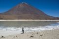 Laguna verde y volcan Licancabur